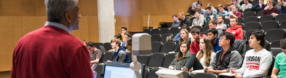 Instructor auditorium lecture header